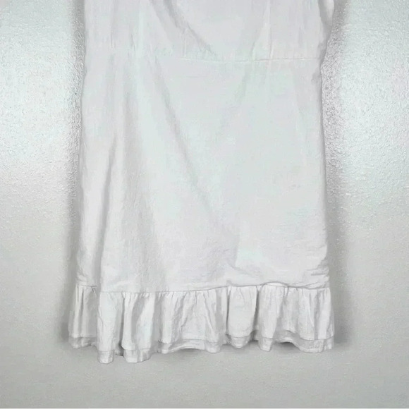 Showpo. COASTAL GETAWAY MINI DRESS - TIE STRAP DRESS IN WHITE - Picture 6 of 8